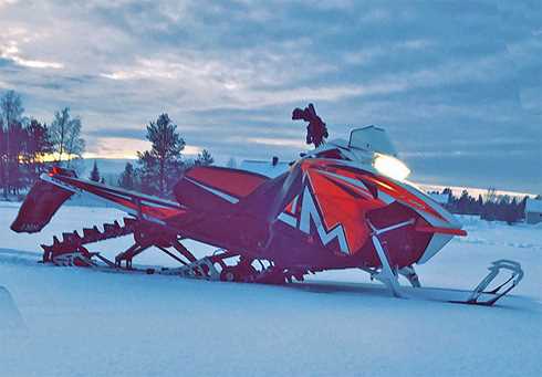 Snöskoter Arctic Cat M 8000 stulen i Sangis öster om Kalix